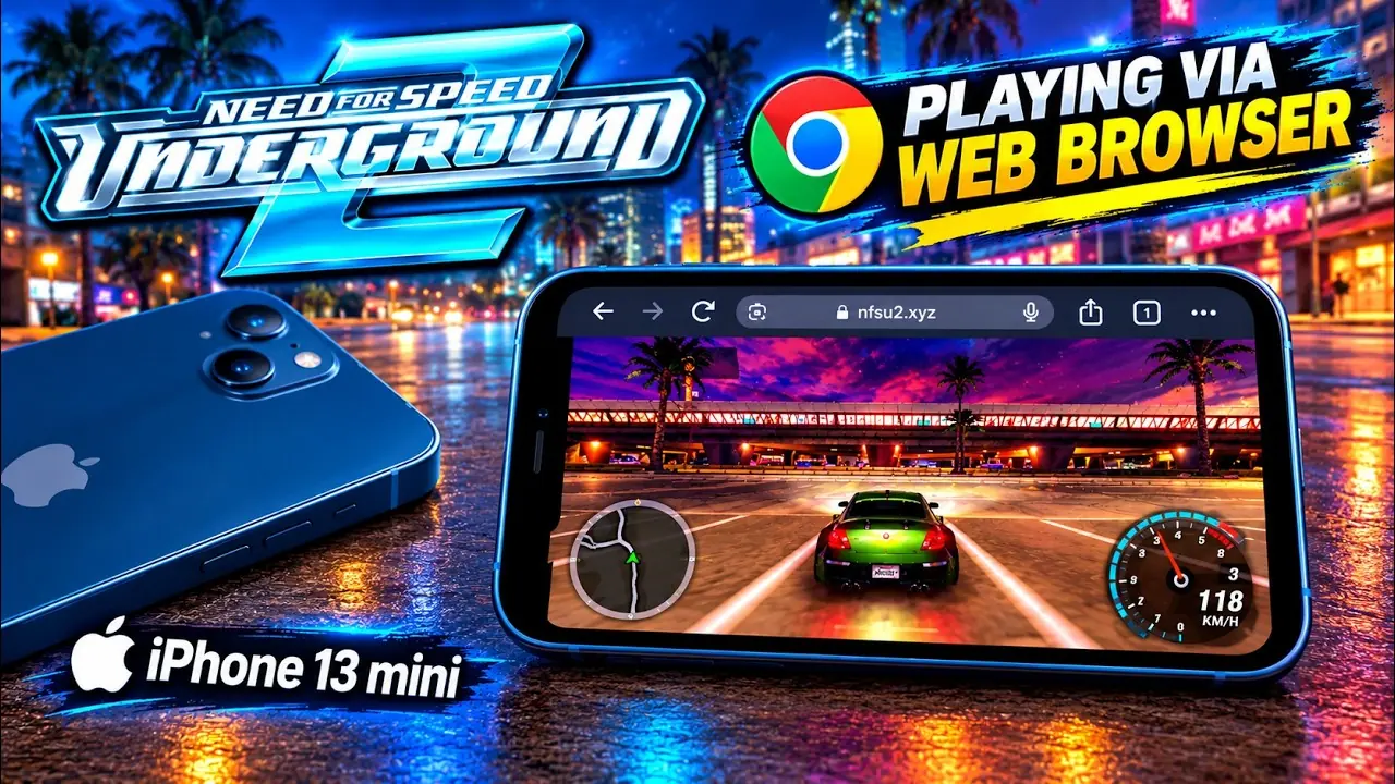 iPhone 13 mini browser session filmed by AndroBench