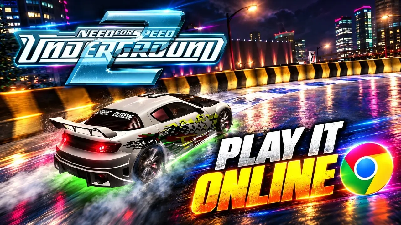 Frame from VRacer’s October 2026 setup video of the browser game
